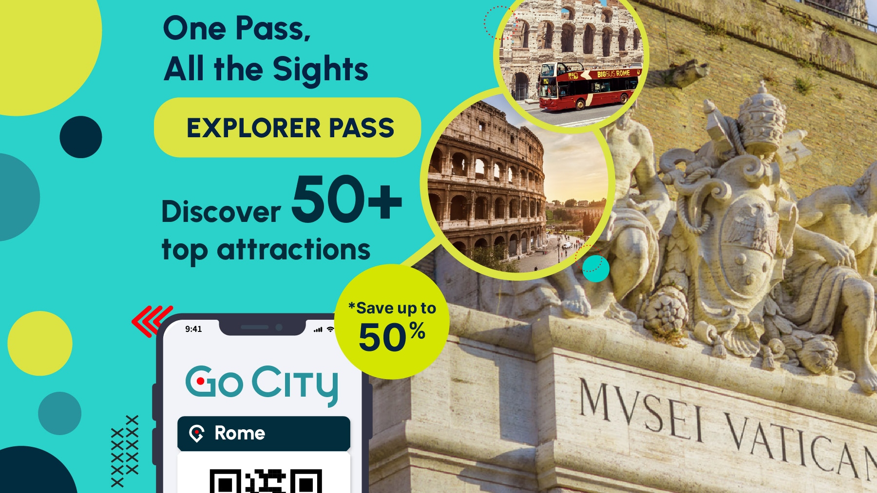 Go City：罗马探索者通行证