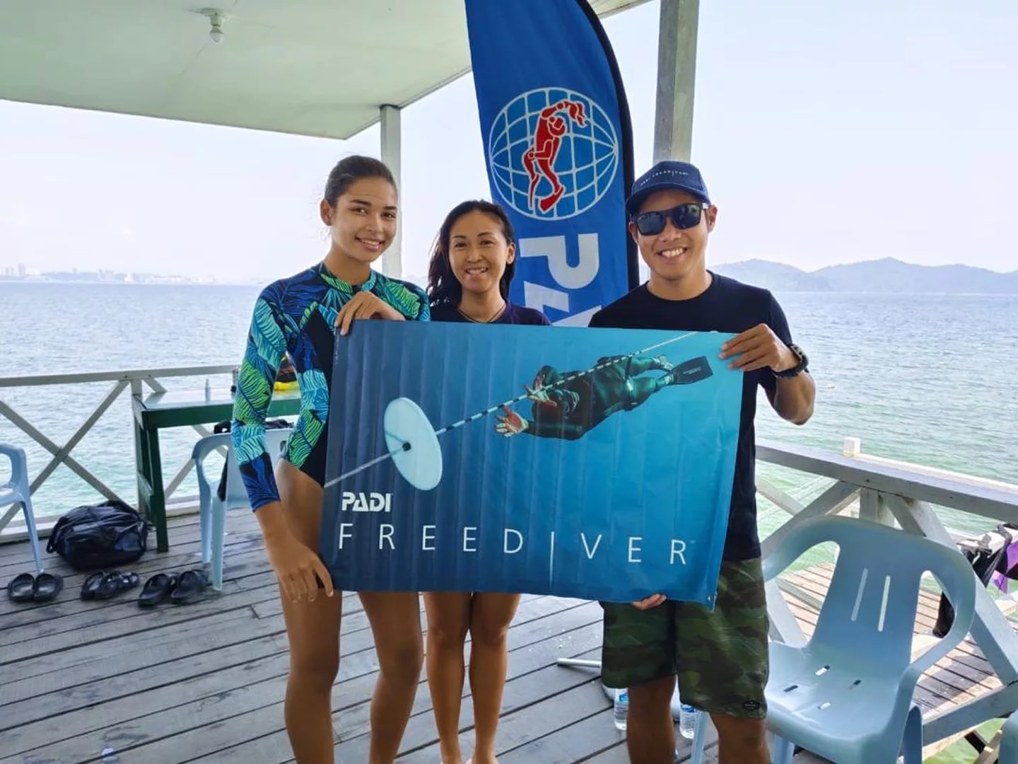 在亚庇开启PADI自由潜水之旅