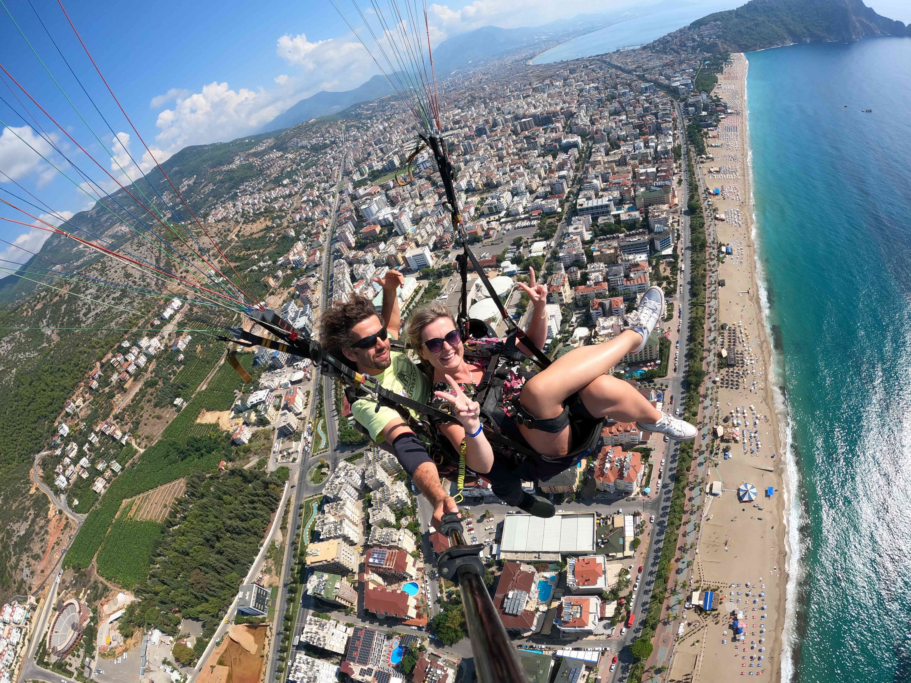 双人滑翔伞体验（含保险和接送服务）