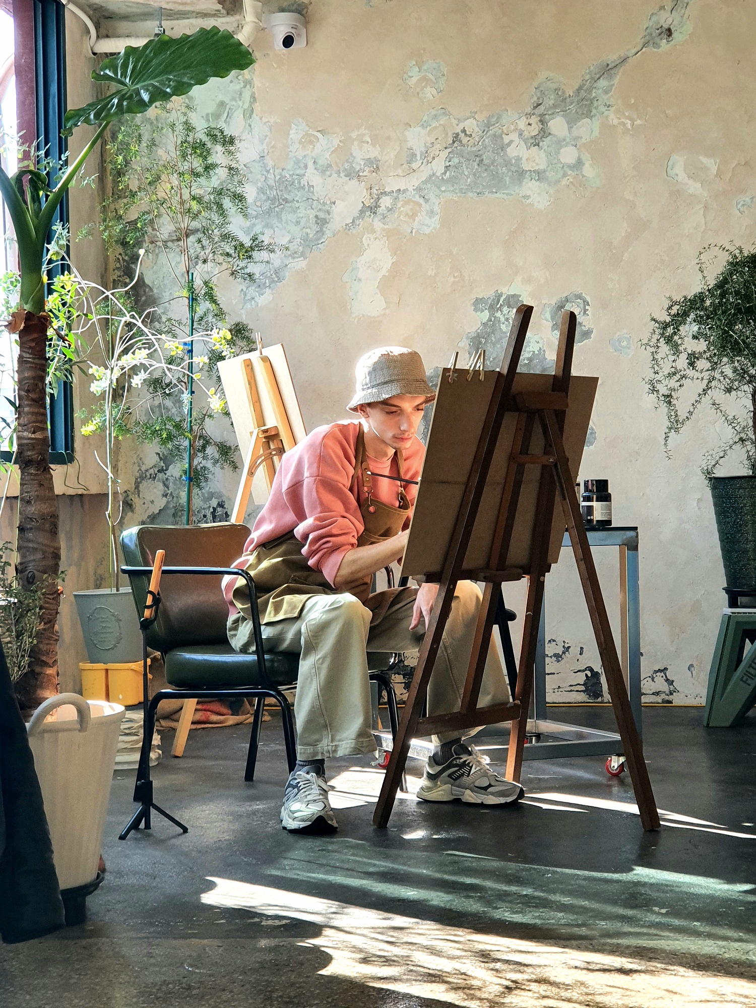 首尔压克力颜料朝鲜王朝绘画课 (Joseon Dynasty Painting Session with Acrylics in Seoul)