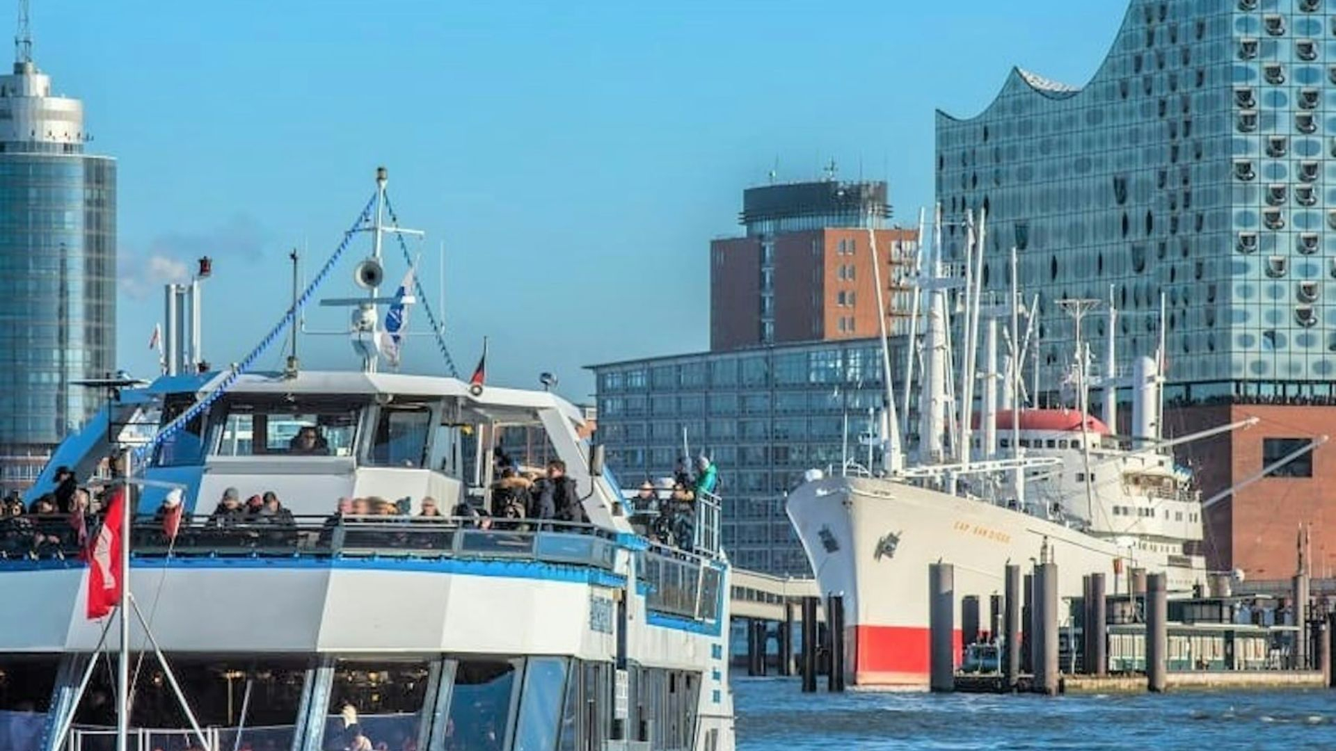 汉堡易北爱乐厅广场与港口游船之旅