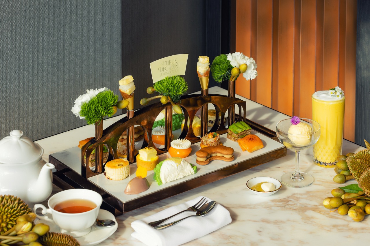 下午茶，曼谷素坤逸凯悦酒店 (Hyatt Regency Bangkok Sukhumvit) 大堂酒廊