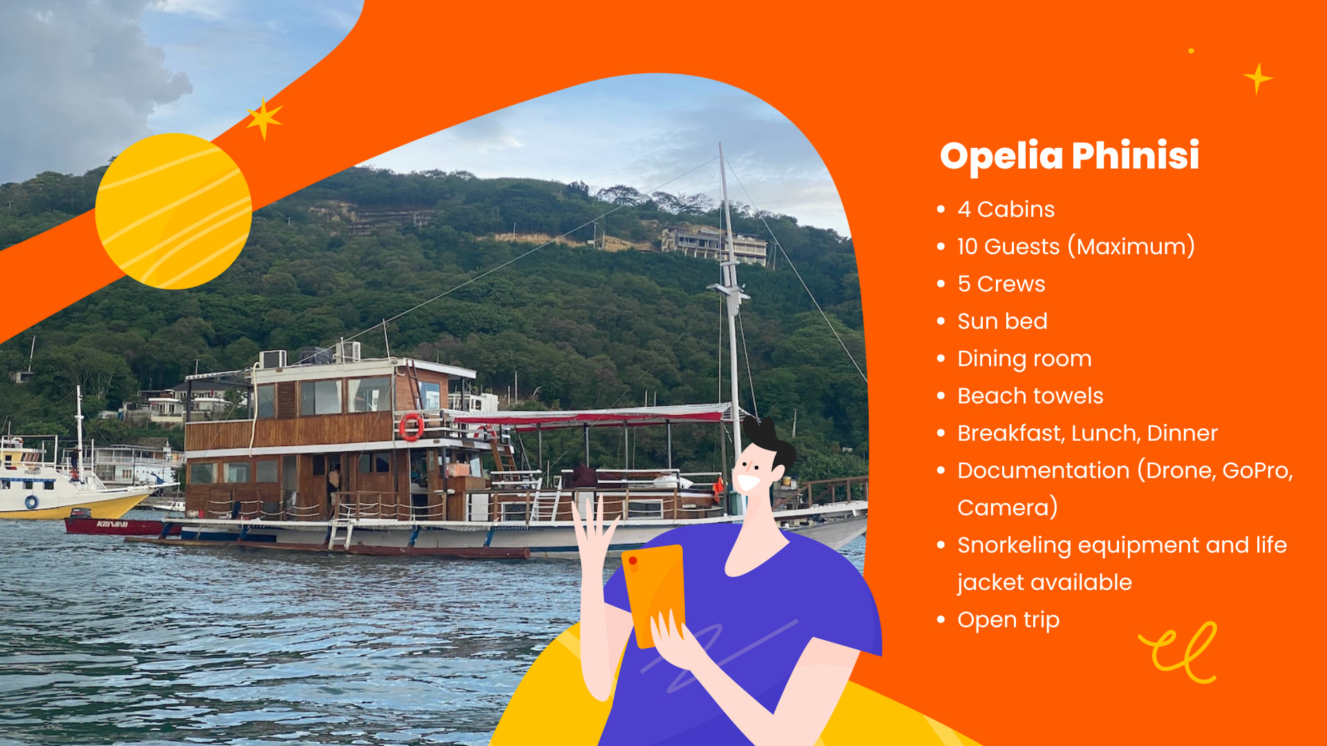 Ophelia Phinisi Sailing 科莫多岛船宿之旅 拉布安巴佐