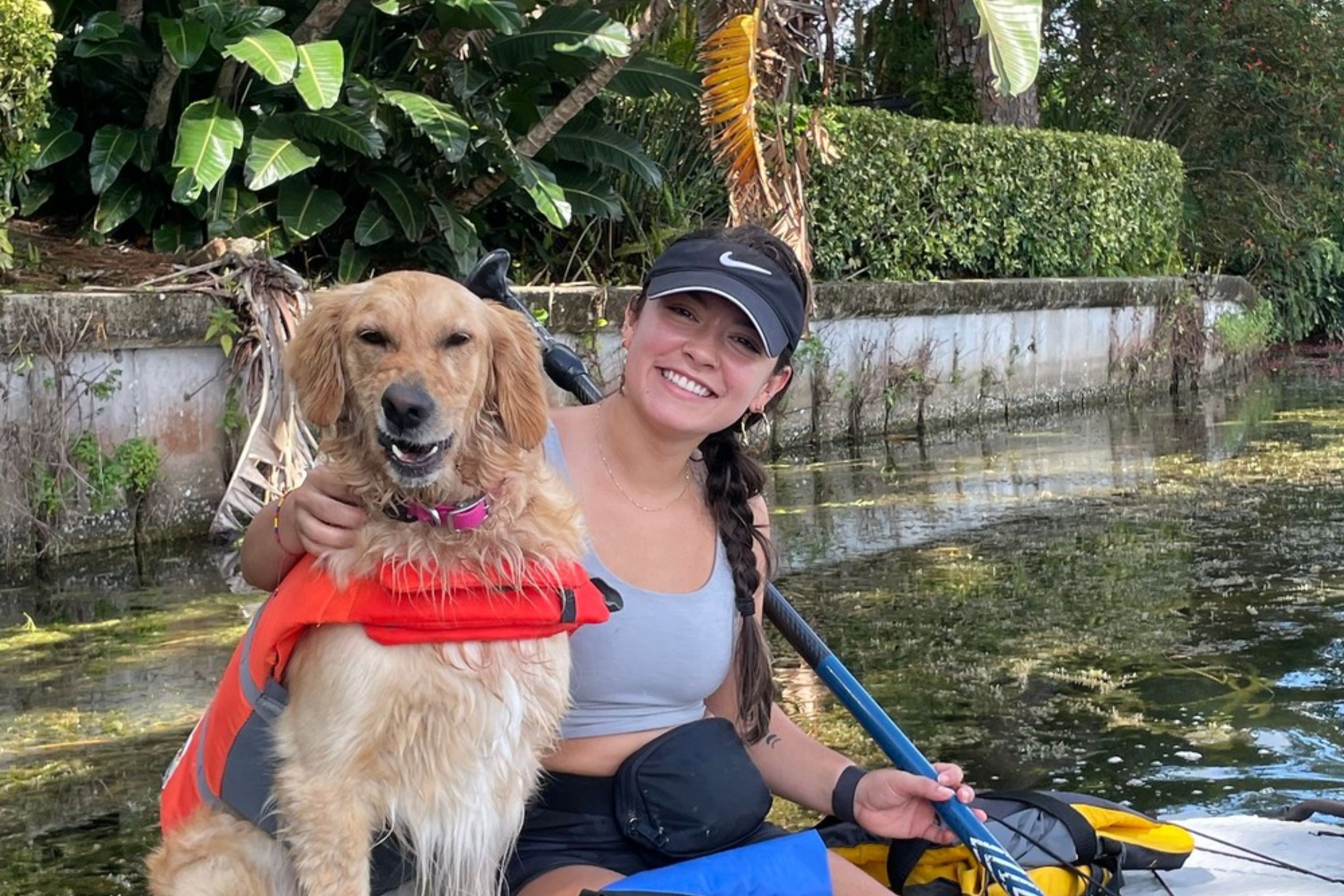 奥兰多桨板或透明皮划艇与狗狗体验之旅