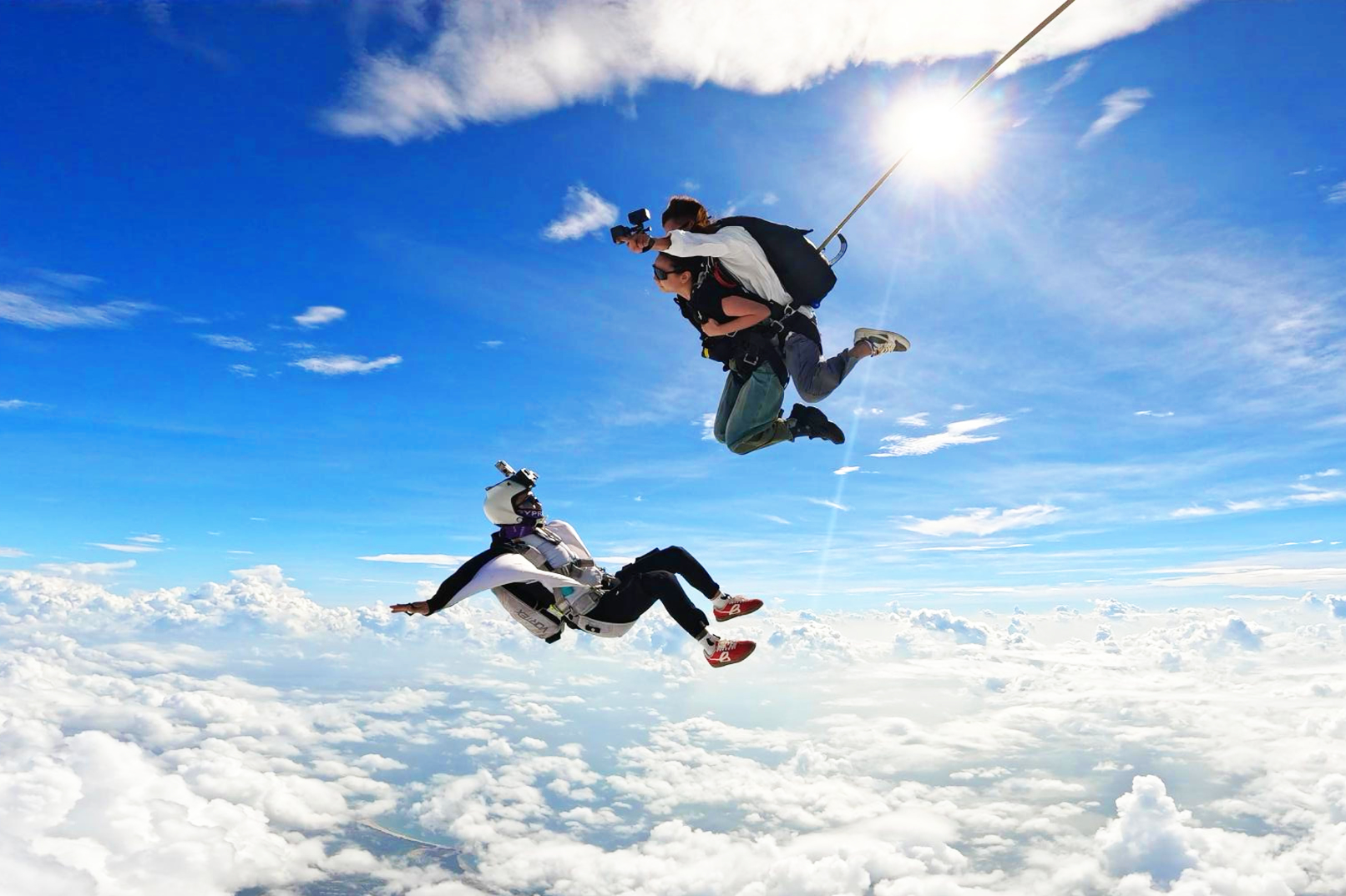 三亚塔赫直升机/固定翼跳伞体验（全程摄影摄像+专业讲解培训+赠送30s剪辑视频）