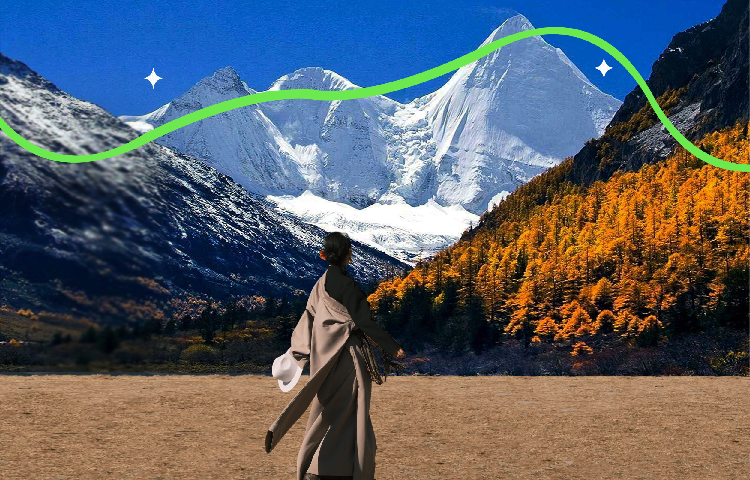 四川成都九寨沟黄龙4日游（达古冰川+毕棚沟+藏式旅拍+藏家火锅晚会+下午茶+达古海拔4860孤独咖啡馆+豪华保姆车）