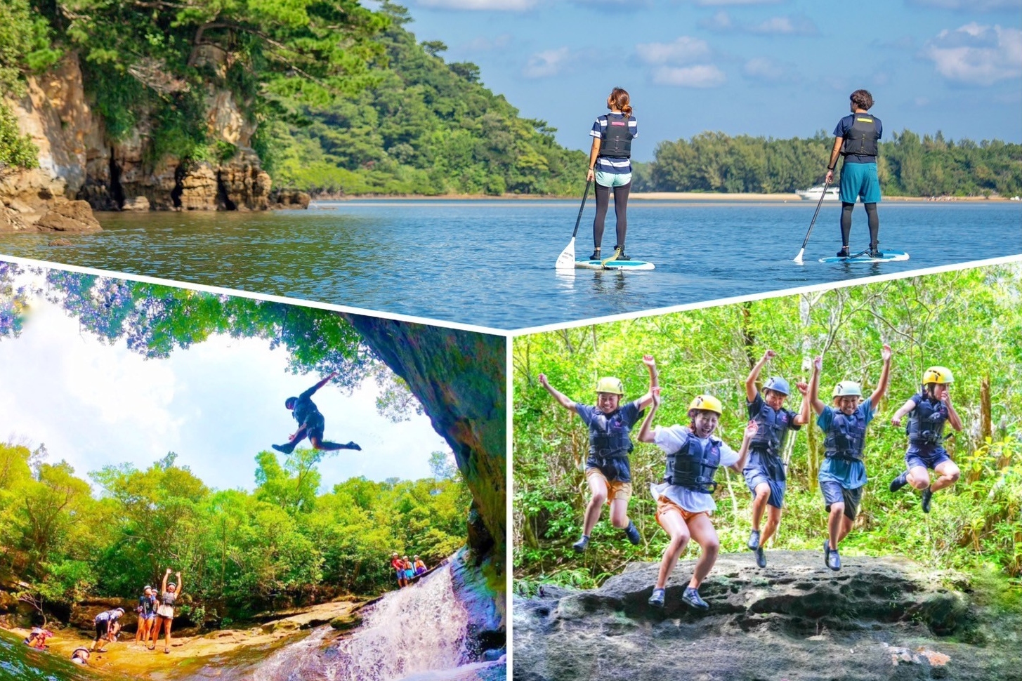 冲绳西表岛红树林SUP或独木舟&峡谷漂流体验