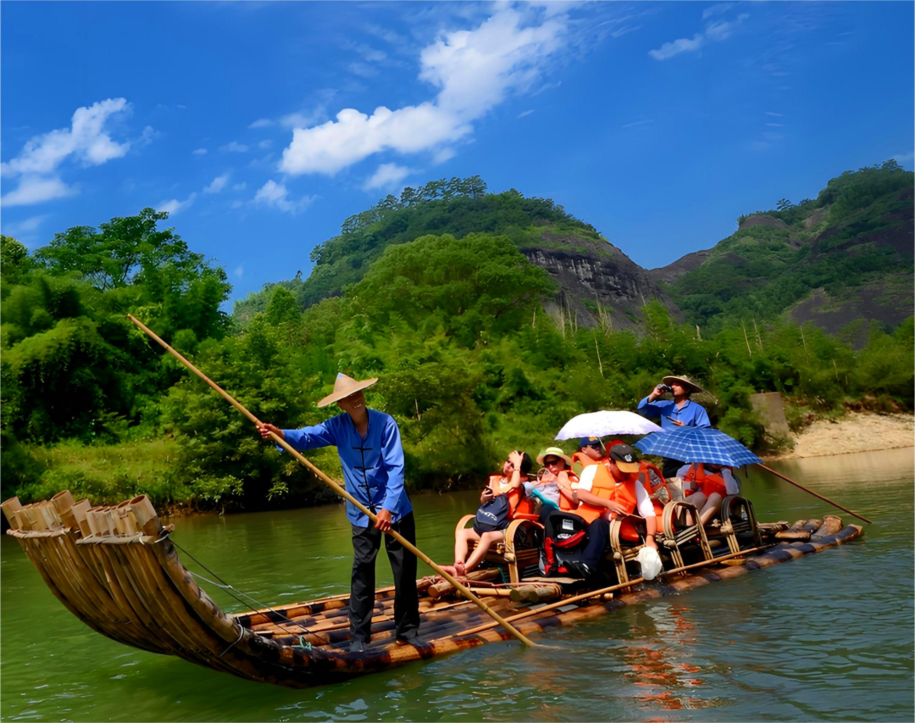 武夷山私人导览2日游 武夷山国家公园 九曲溪竹筏漂流
