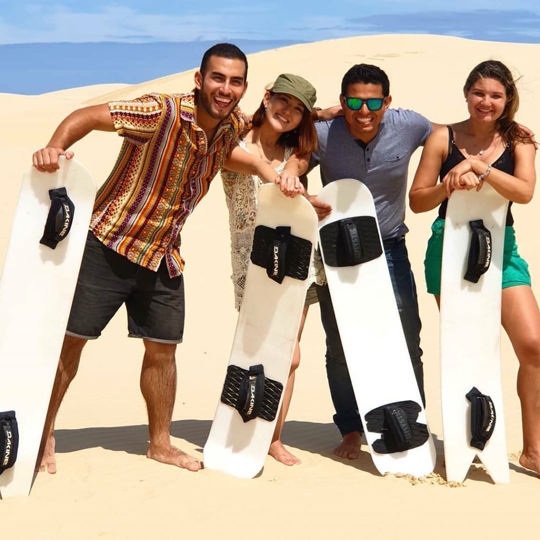 沙板 & 沙地冲浪冒险 + 四驱车接送