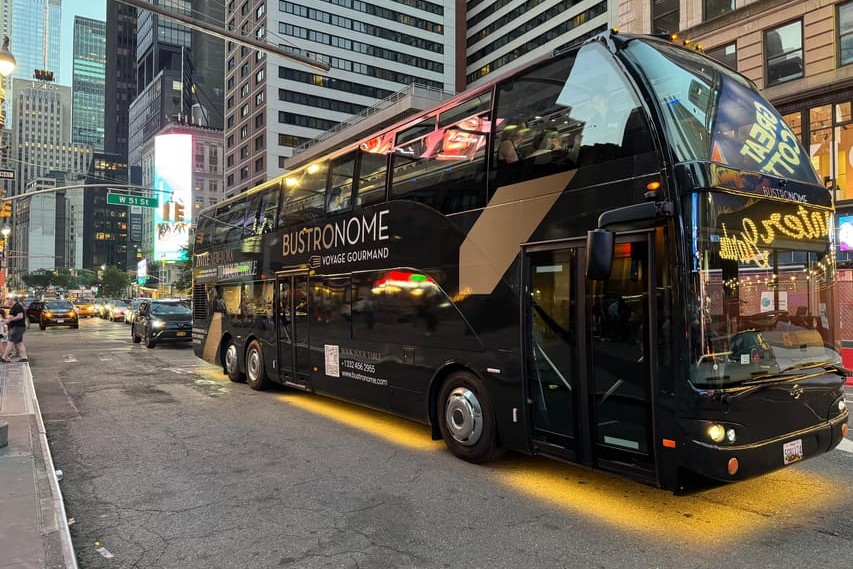 纽约 Bustronome 双层巴士美食之旅