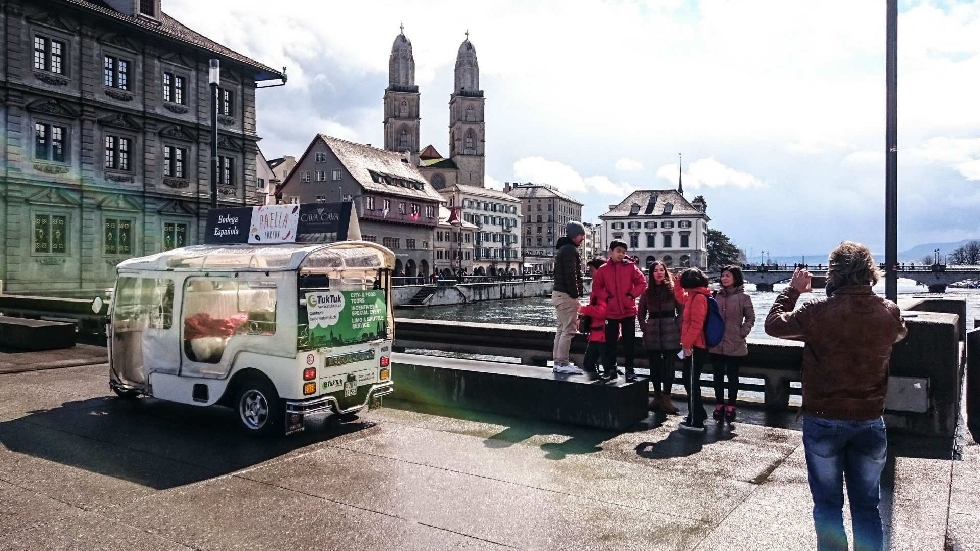 苏黎世 (Zurich) 电动嘟嘟车 (E-tuk tuk) 城市与周边地区导览