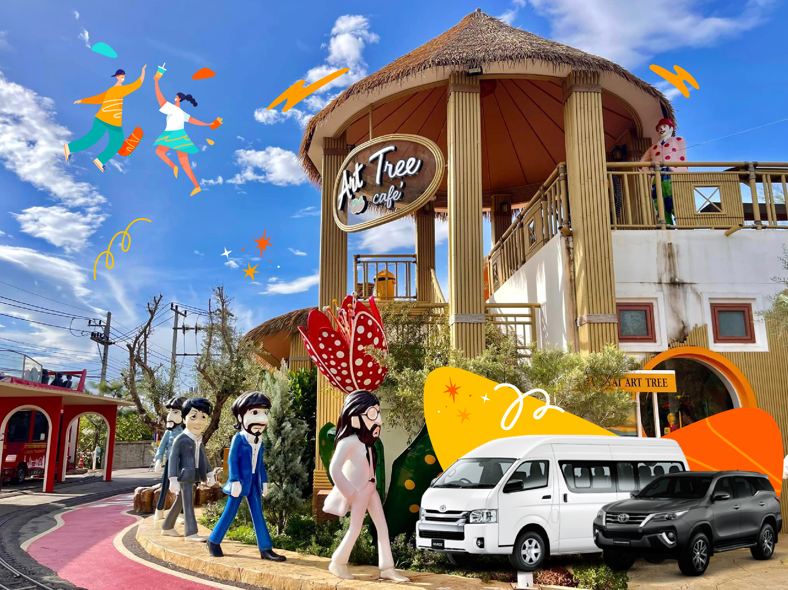 从曼谷出发：考艾艺术树度假村（Khao Yai Art Tree Resort）私人接送