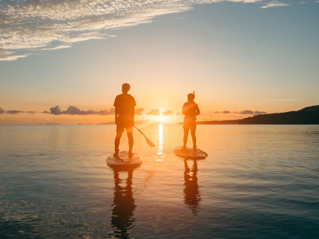 冲绳西表岛日出SUP立桨与独木舟体验