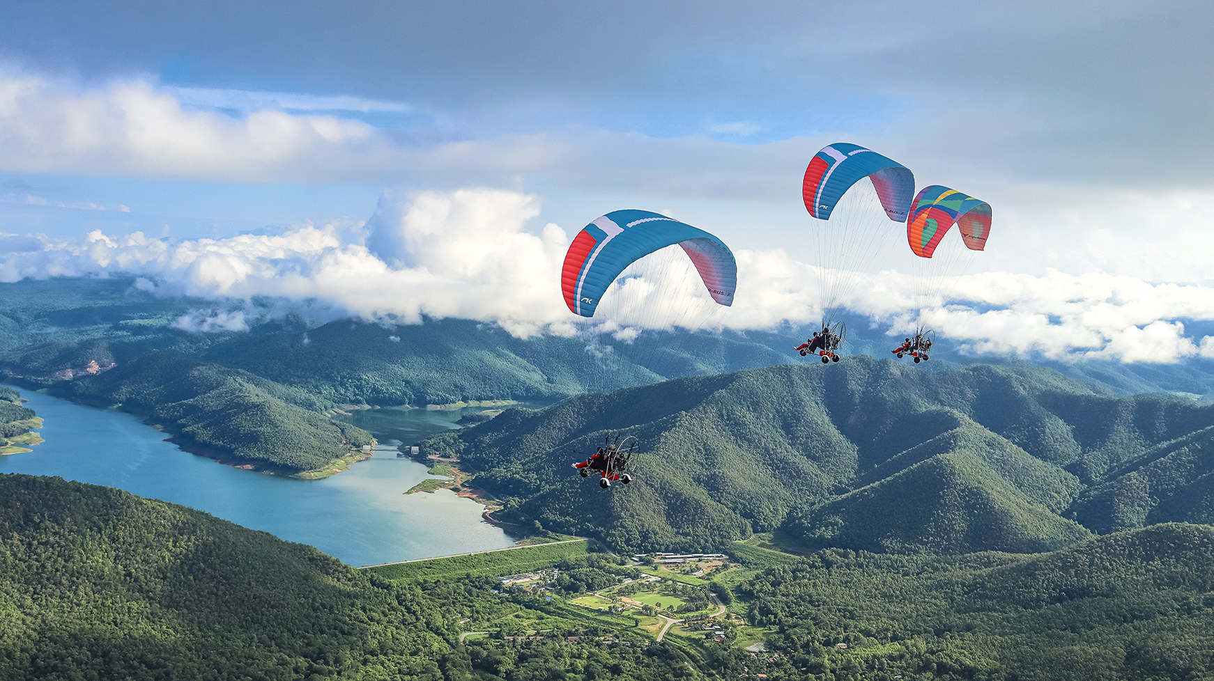 清迈飞鸟滑翔伞体验