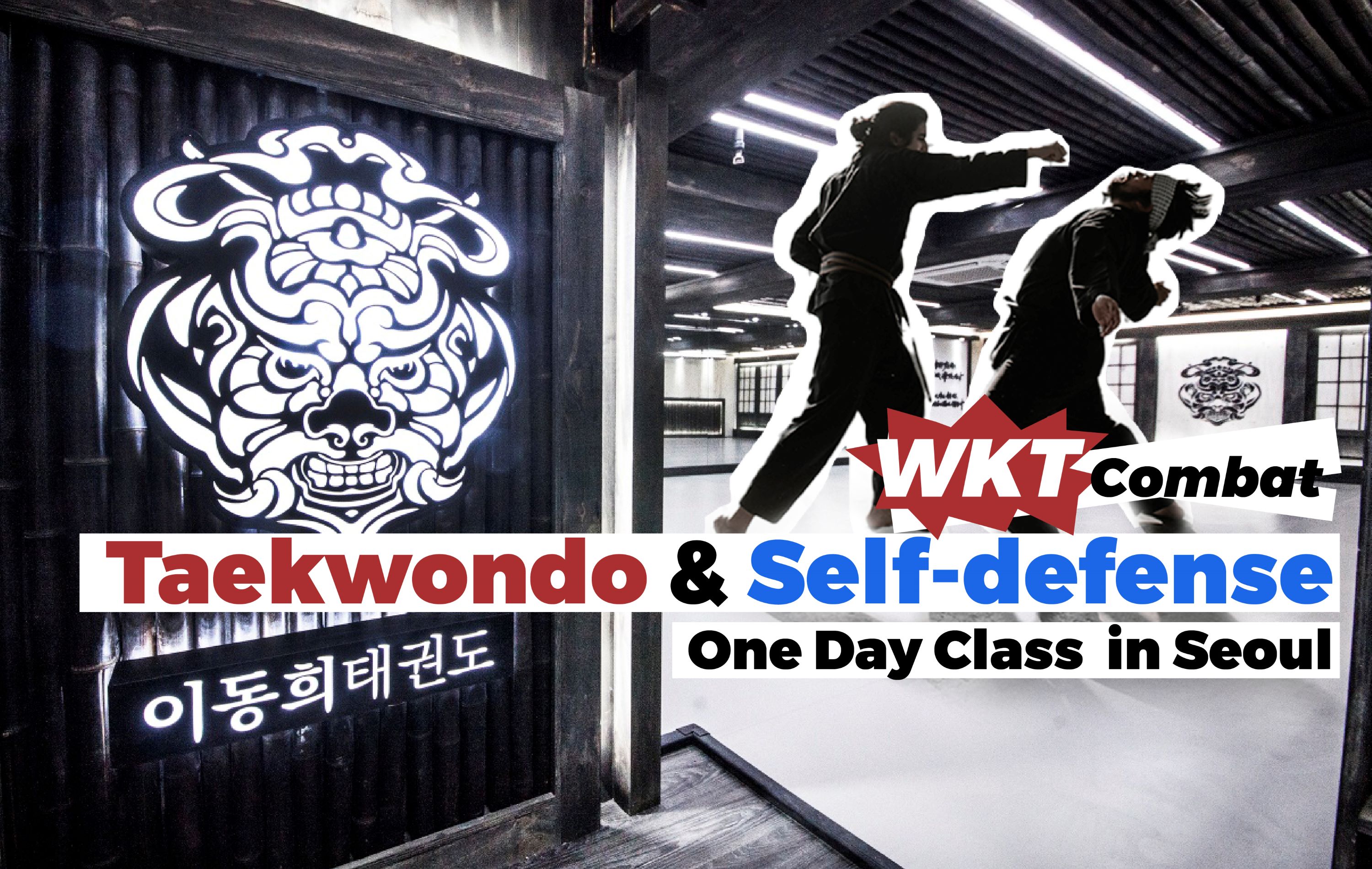 首尔 WKT 战斗跆拳道 & 自我防御一日课程