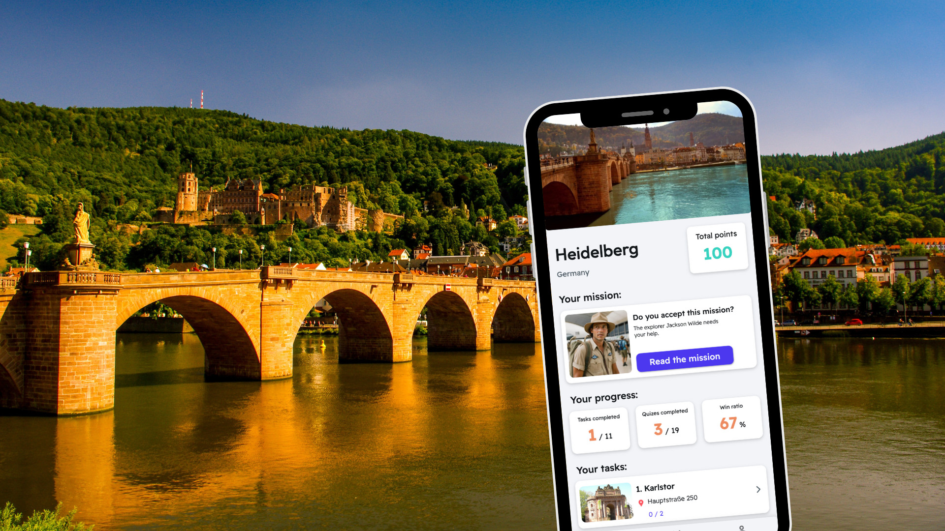 海德堡探索游戏 + 手机城市导览