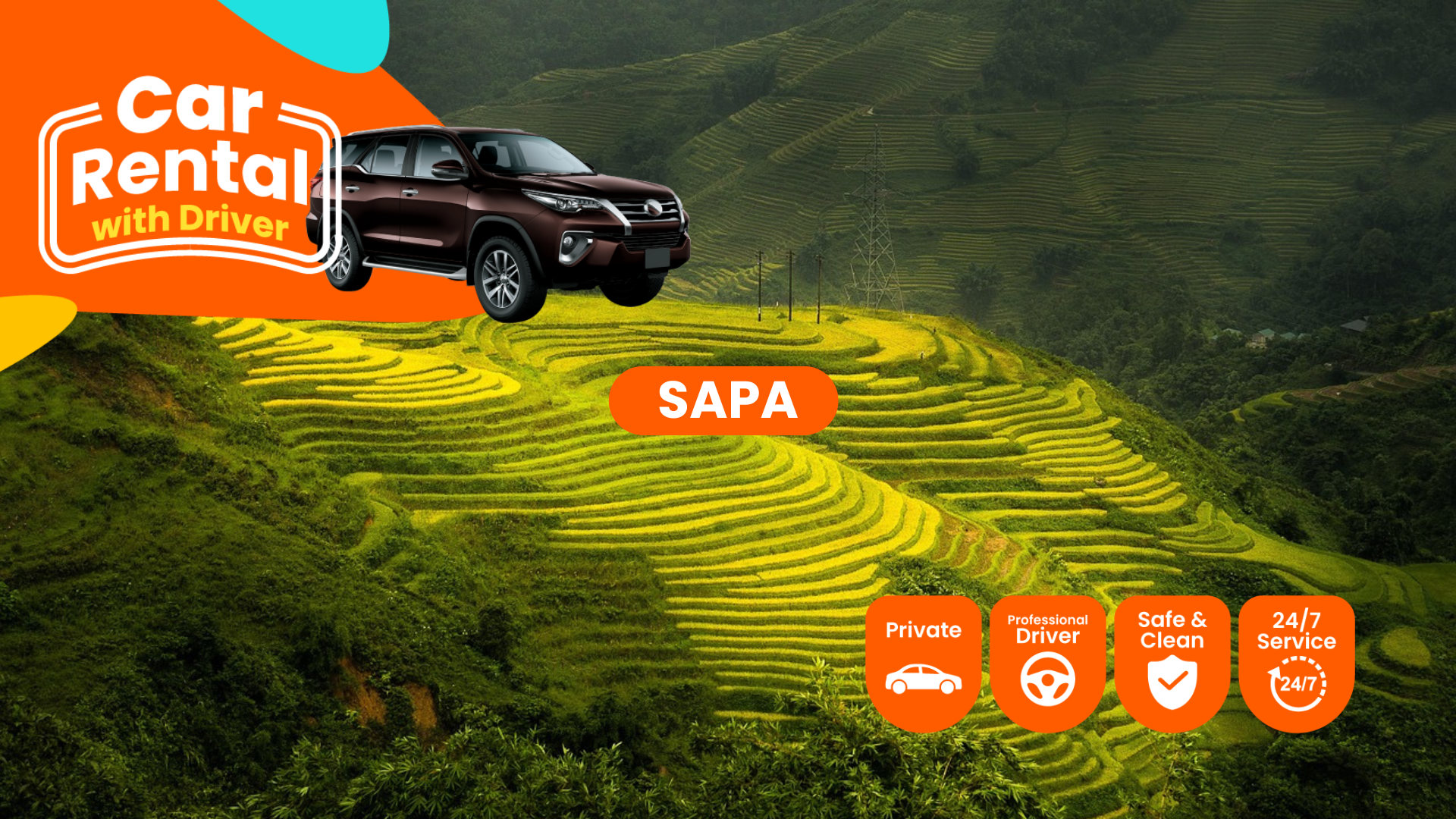 沙巴包车一日游或半日游（含司机）