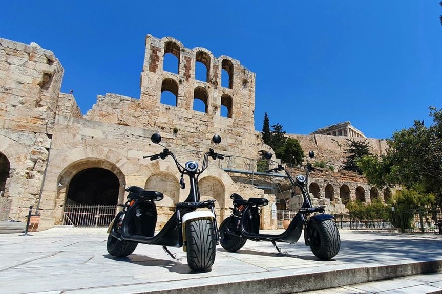 雅典卫城电动滑板车游览