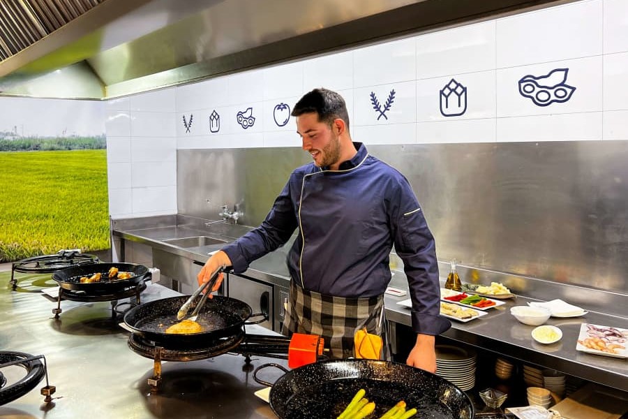 瓦伦西亚西班牙海鲜饭烹饪课（含中央市场导览）