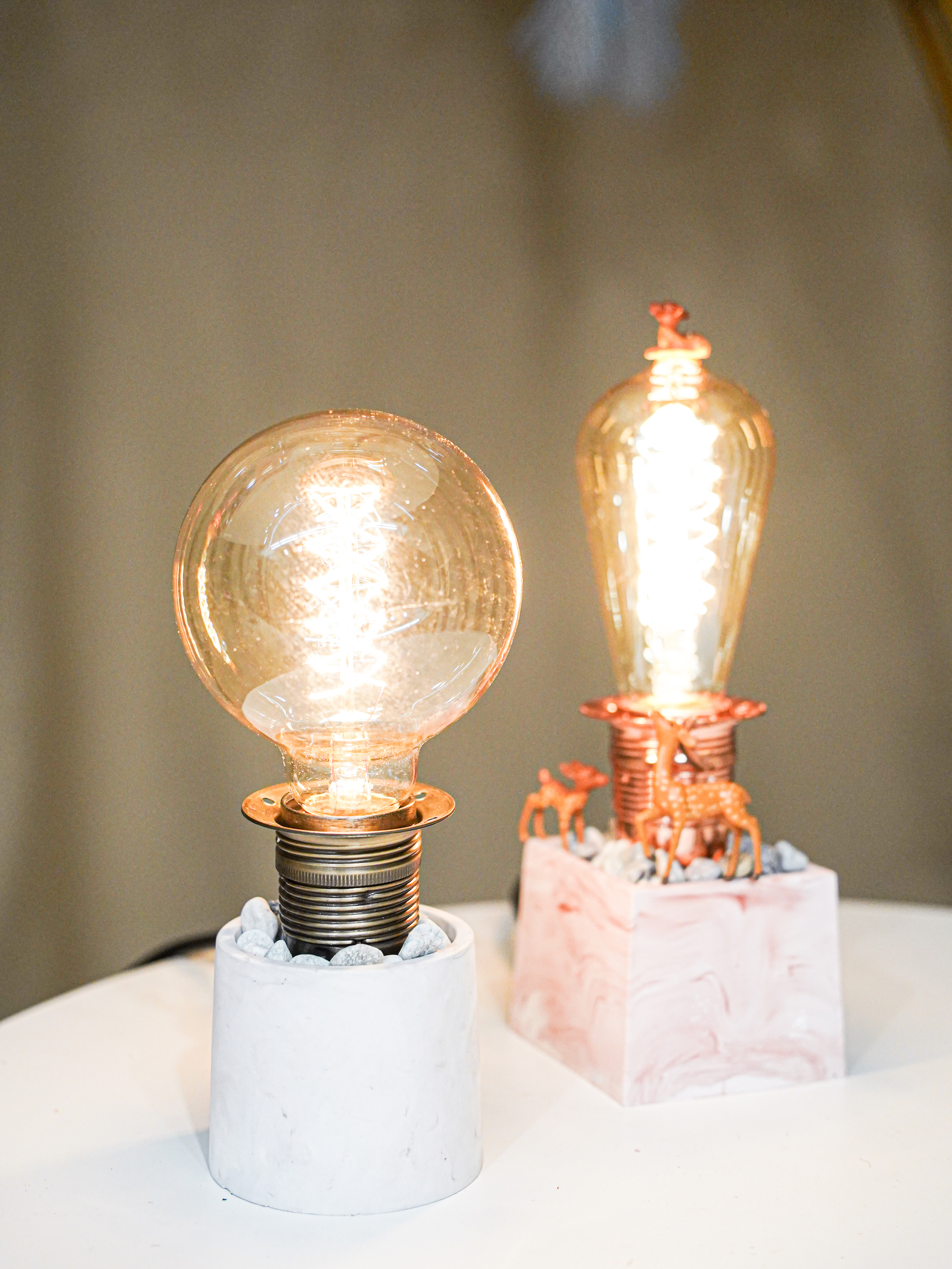 Myosotis flower | 工业风灯座工作坊