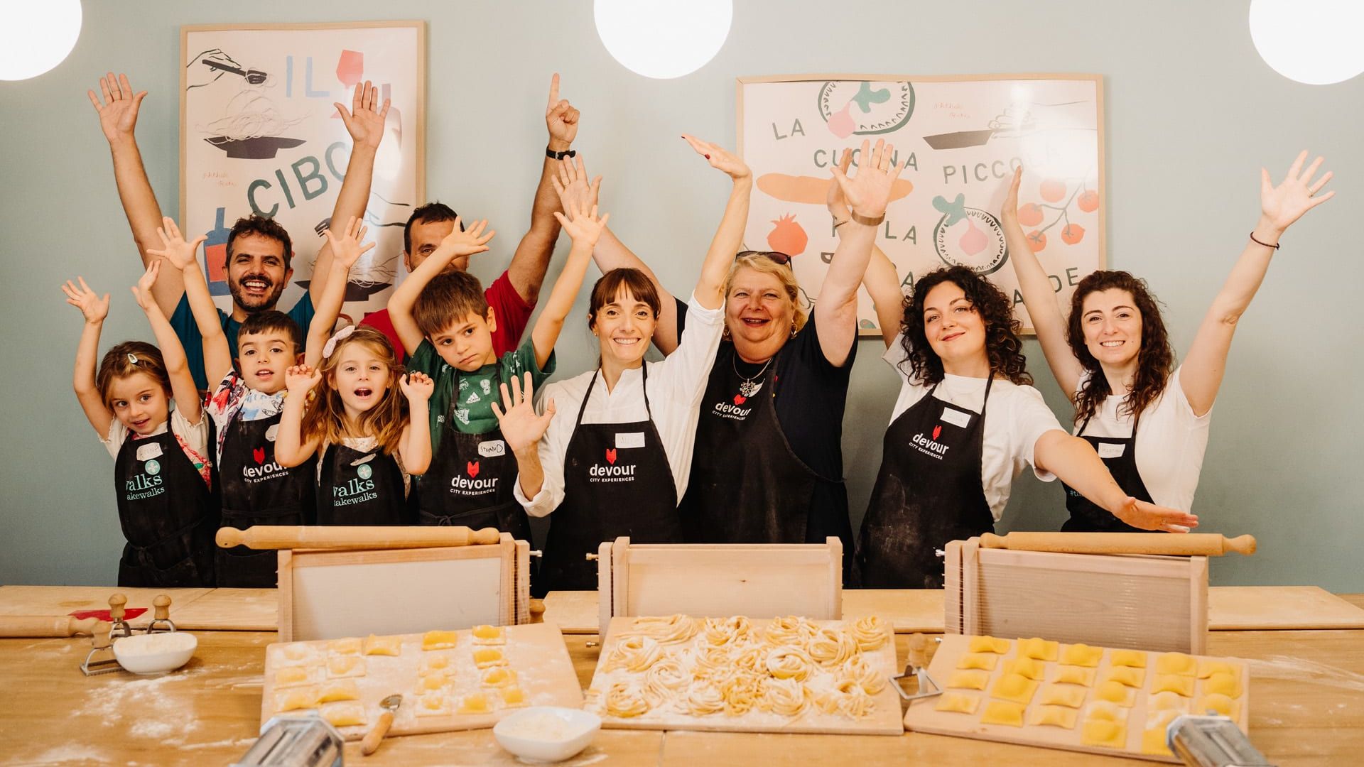罗马意大利面制作课程，与当地厨师一起烹饪、用餐和饮酒