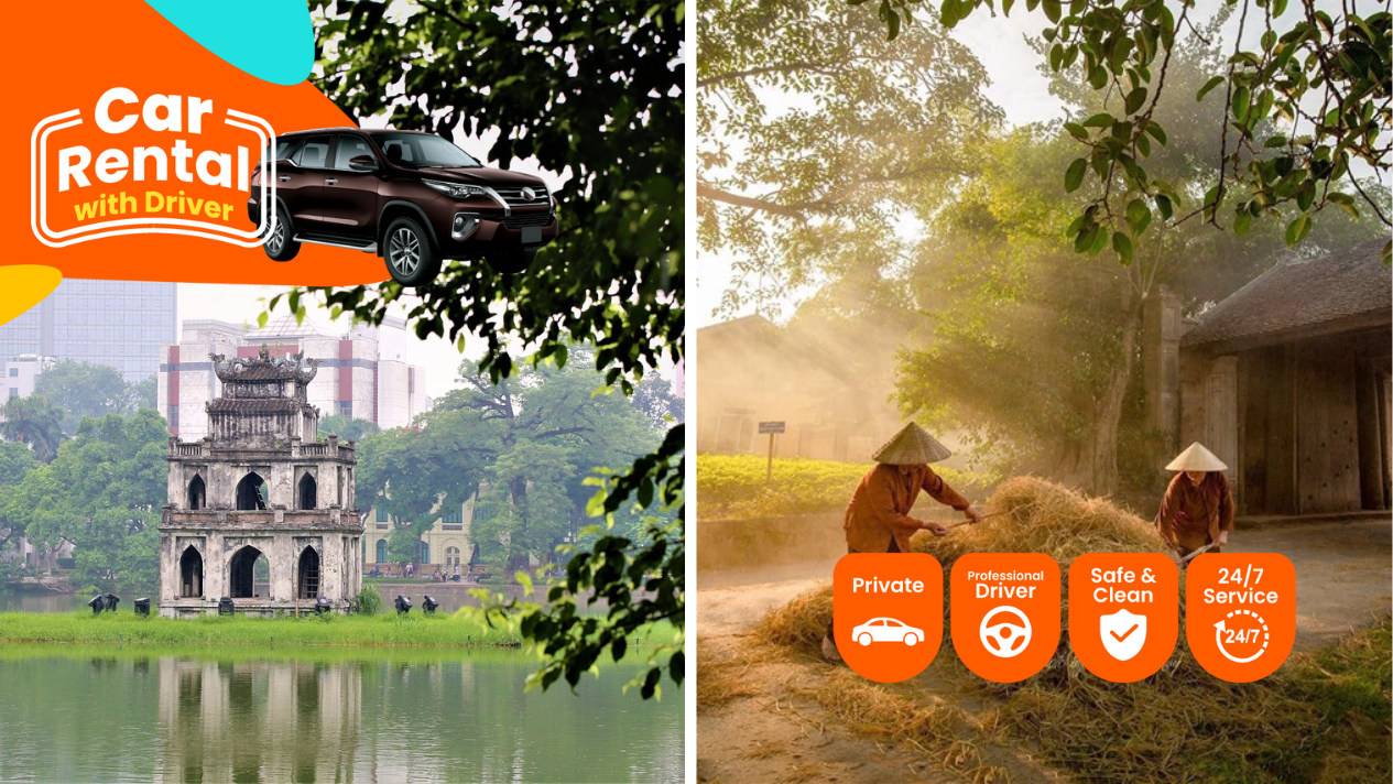 河内租车（附司机）前往 Duong Lam 古村