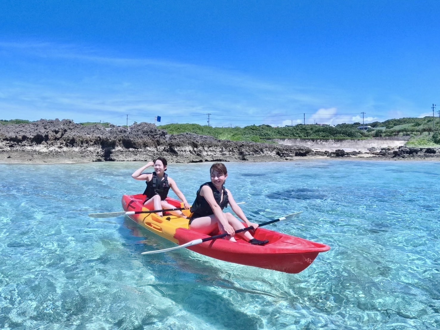[宫古岛／半日游]  绝美海岸独木舟体验