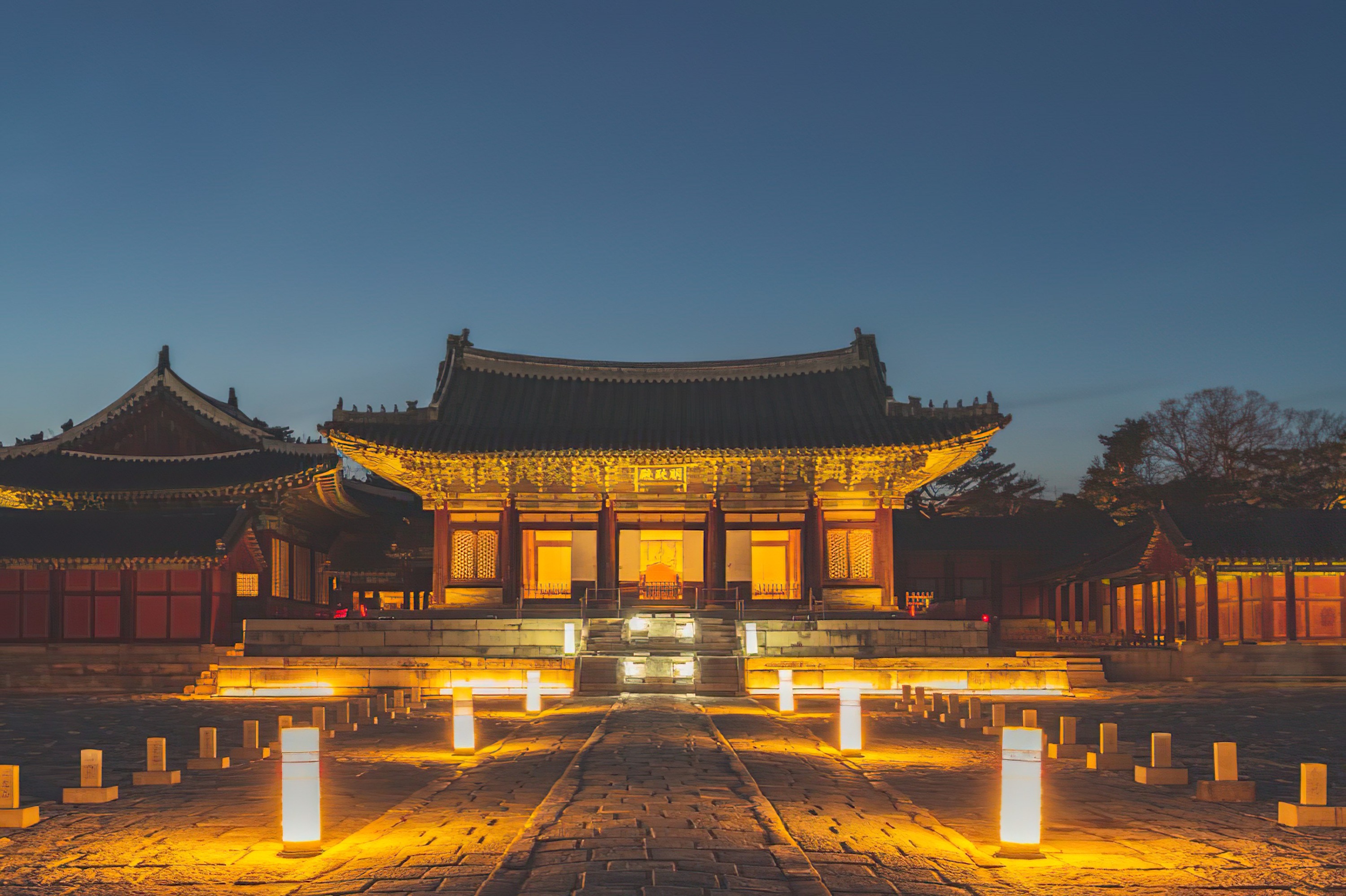 首尔：夜间宫殿、寺庙和市场美食导览