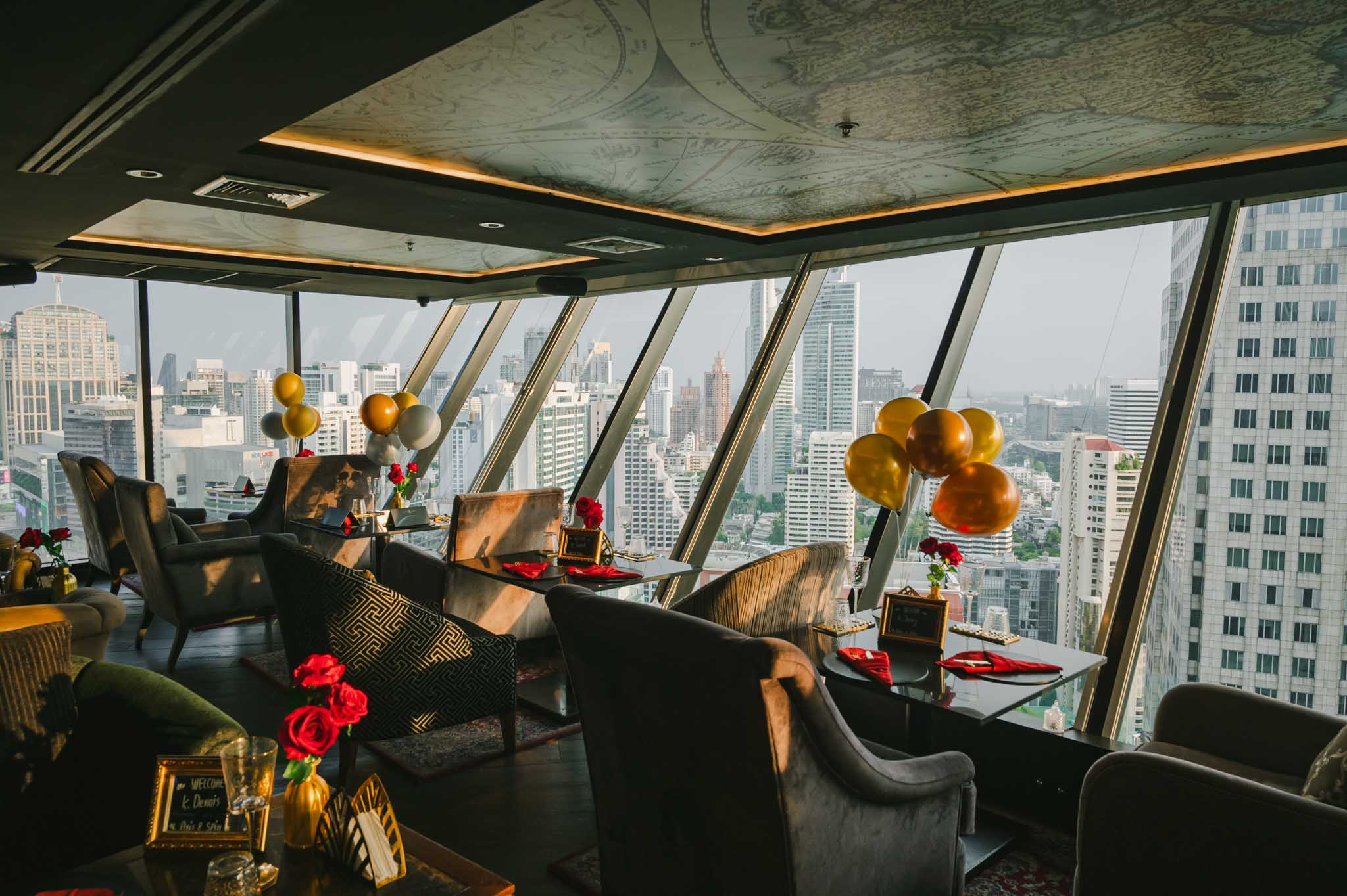 The Continent Boutique Hotel Axis & Spin Sky Lounge & Bar 屋顶酒吧