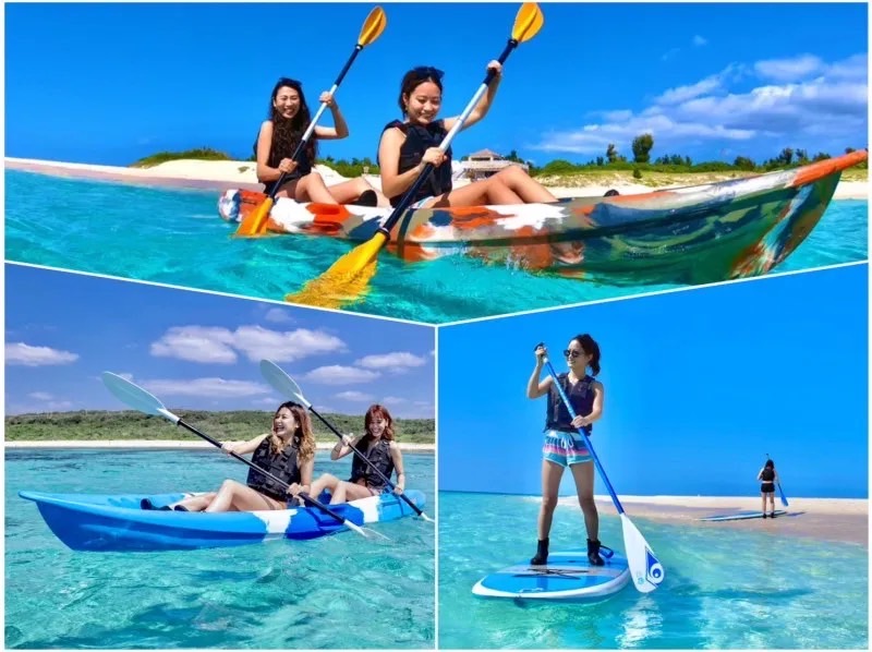 宫古岛：令人惊叹的宫古蓝色海滩 SUP 或独木舟体验（冲绳）