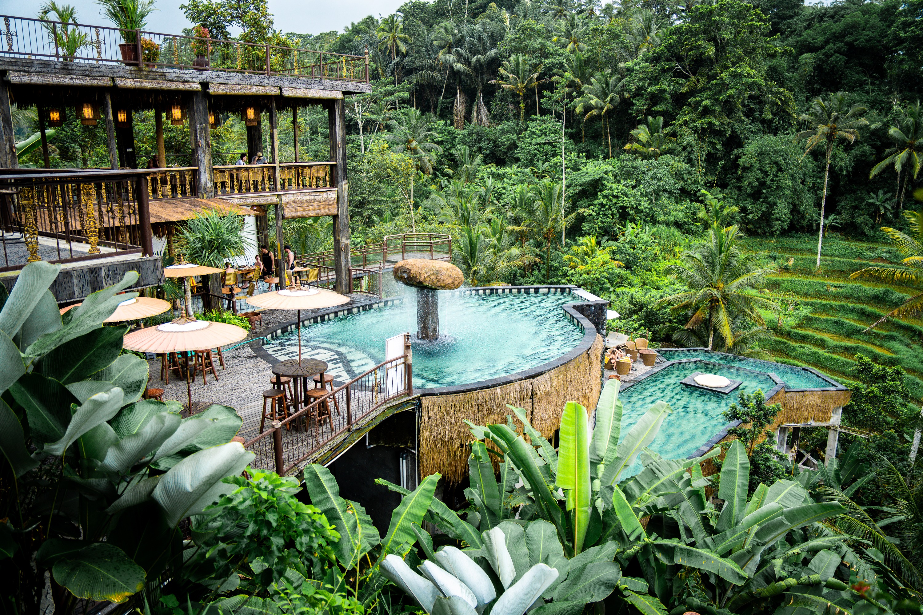 峇里岛乌布的 D'Tukad 咖啡俱乐部