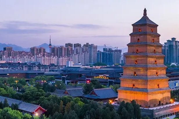 西安夜游私人导览 大雁塔 大慈恩寺 大唐不夜城