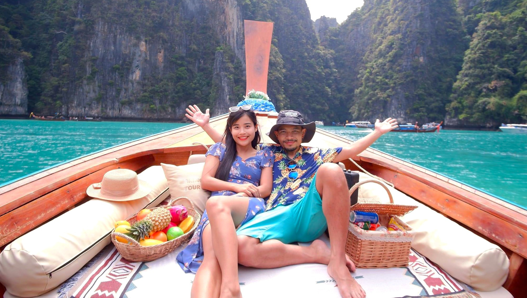 皮皮岛：豪华私人长尾船游玛雅湾 + 午餐