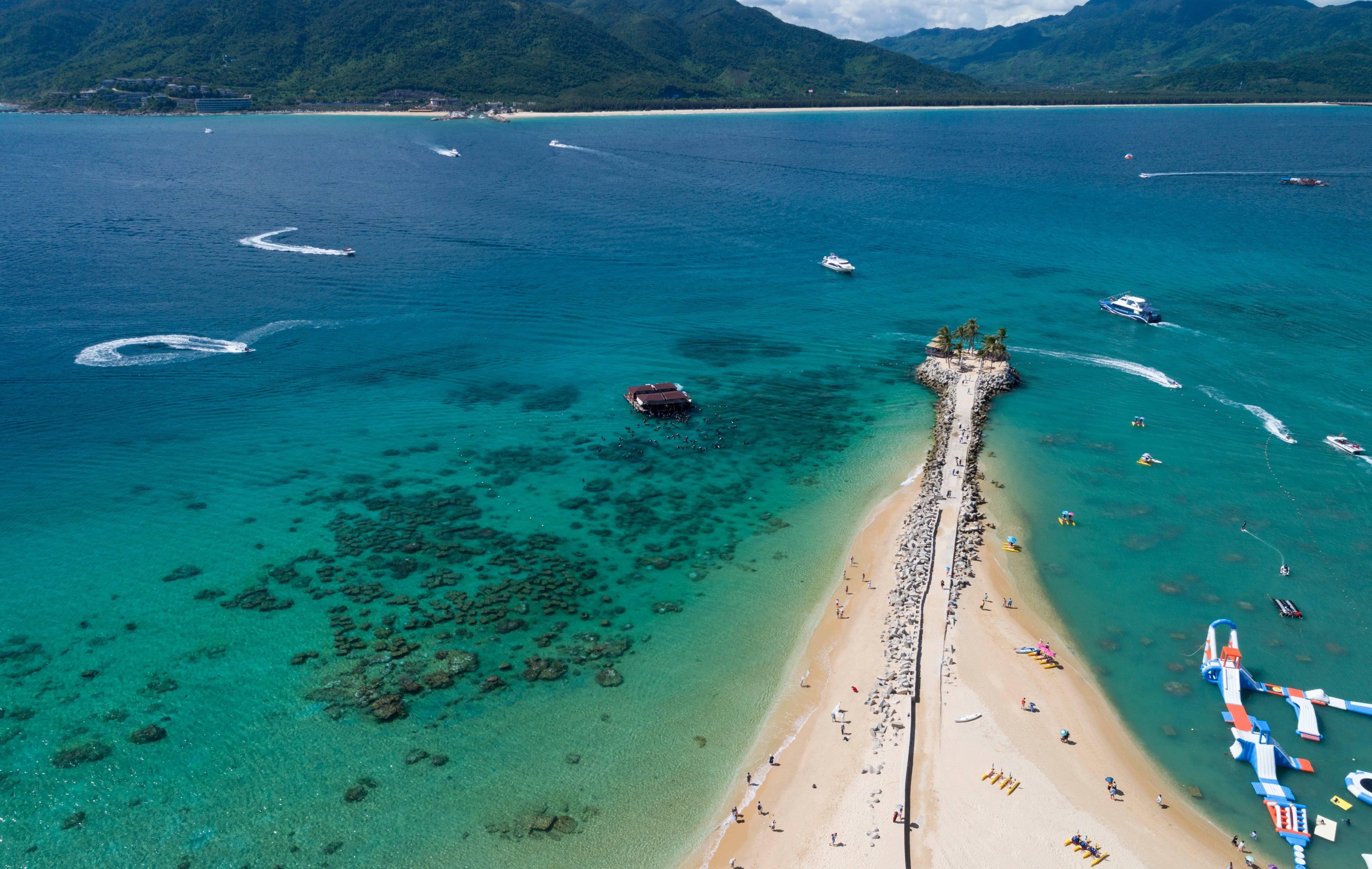 海南三亚分界洲岛+海底天宫探奇潜水一日游私家团（亲子互动乐园，专车接送，中/英文导游）