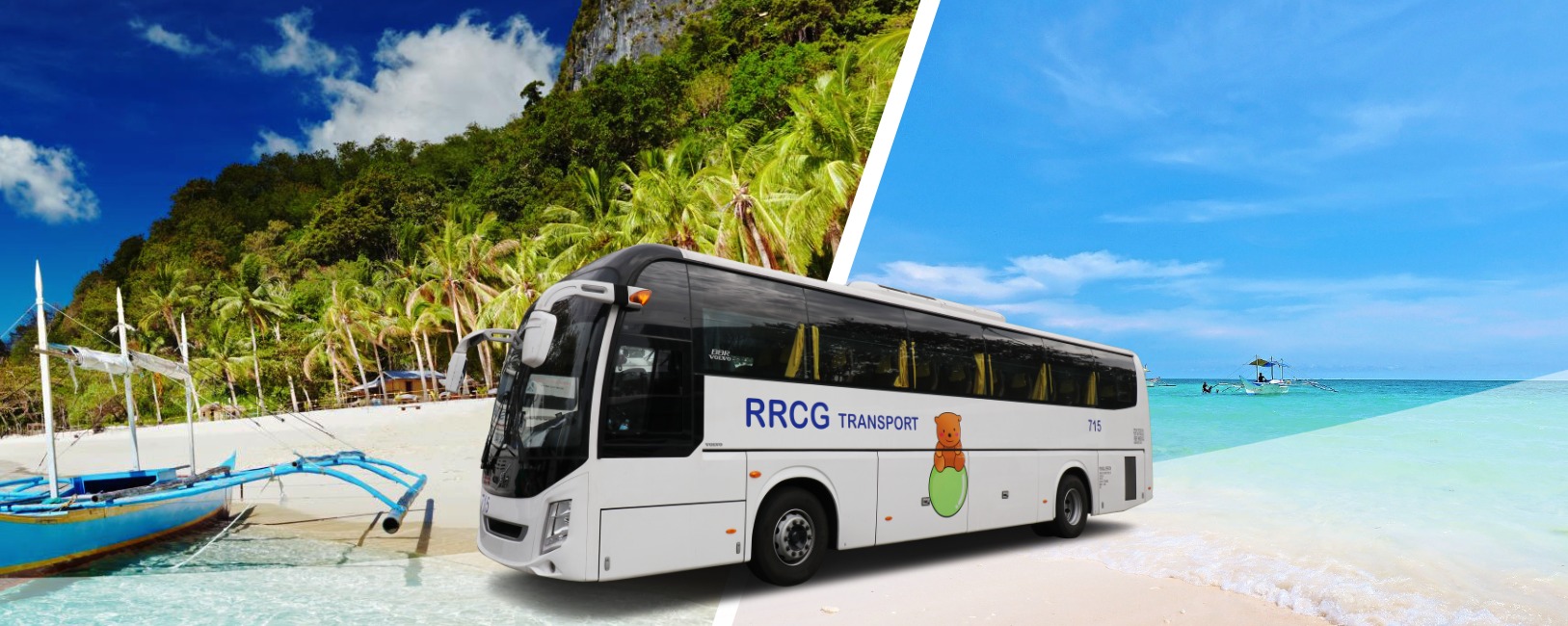 马尼拉至长滩岛或伊洛伊洛RRCG巴士