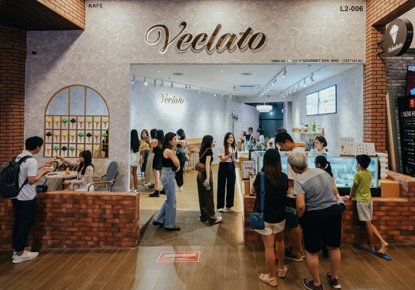 新山Sutera Mall购物中心Veelato餐厅