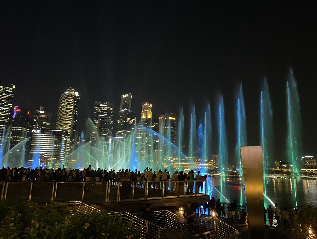 新加坡滨海湾夜间漫步之旅