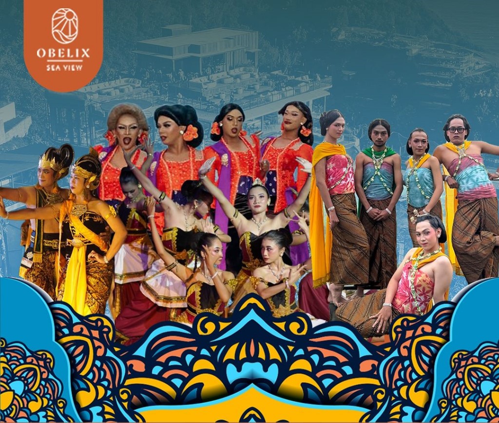 Obelix海景艺术表演与Kraton和Tamansari 城市之旅