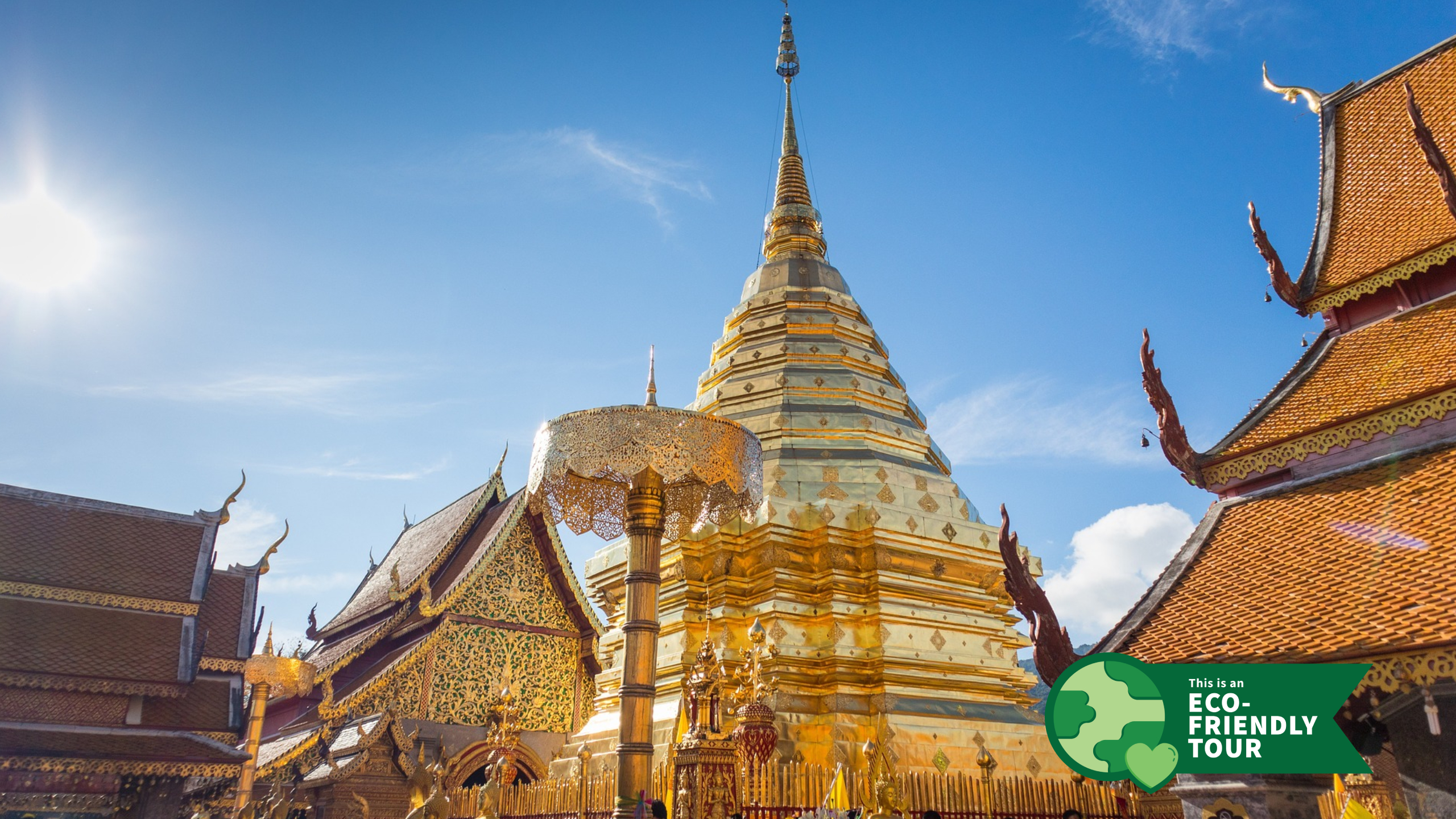 清迈大象体验 + 帕拉寺 + 素帖山一日游