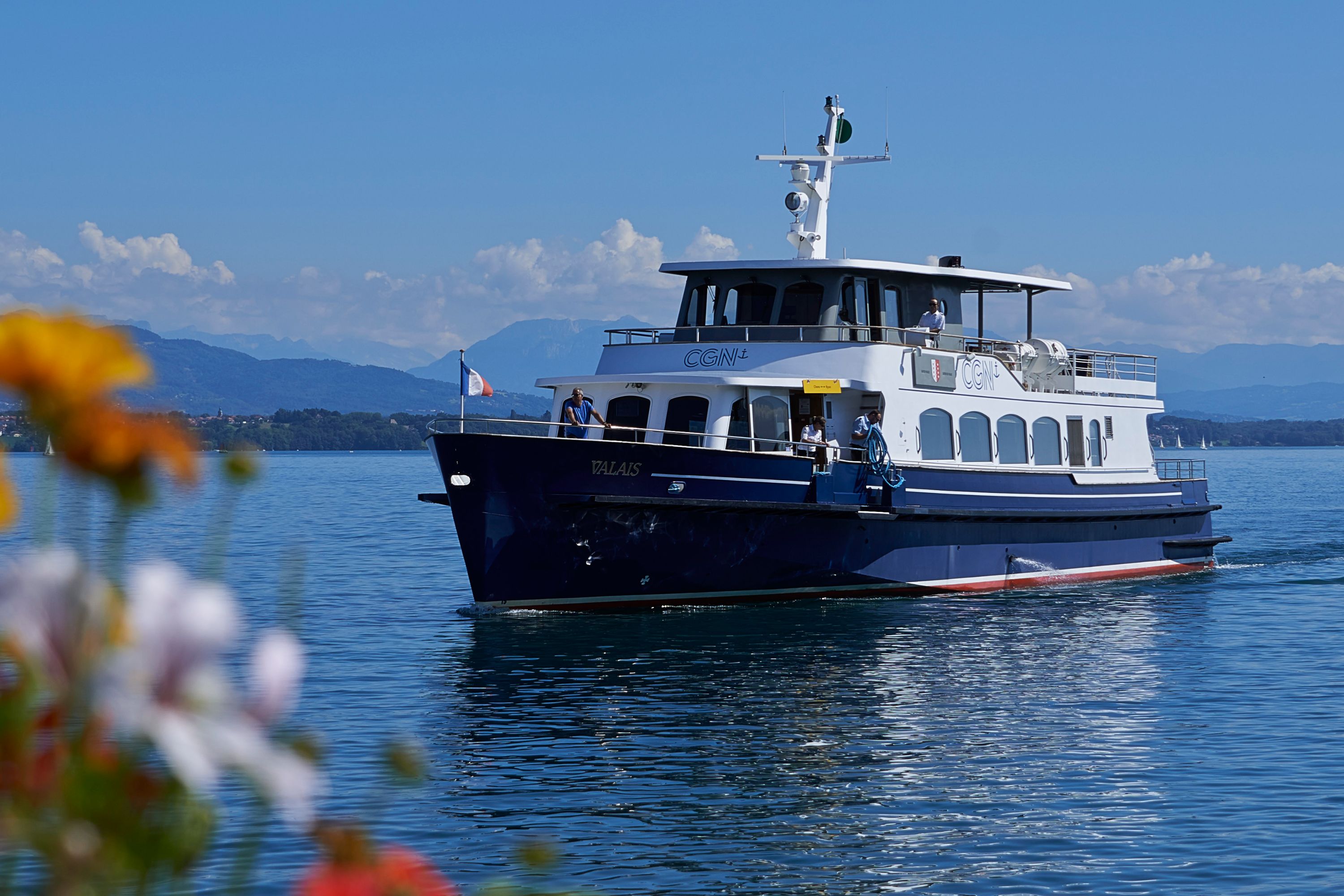 日内瓦湖观光游船体验