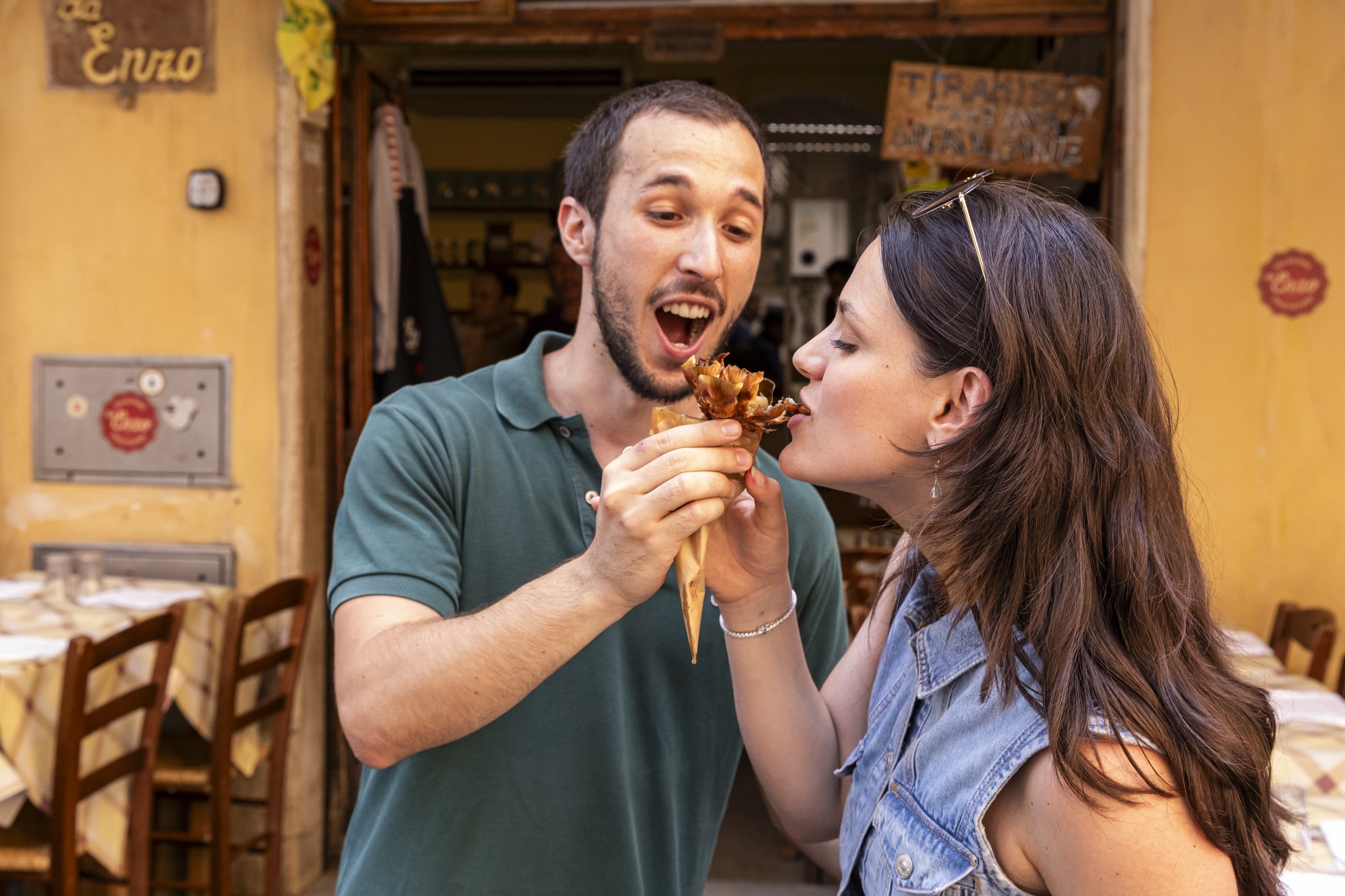 罗马特拉斯提弗雷黄昏美食之旅（含葡萄酒品尝）