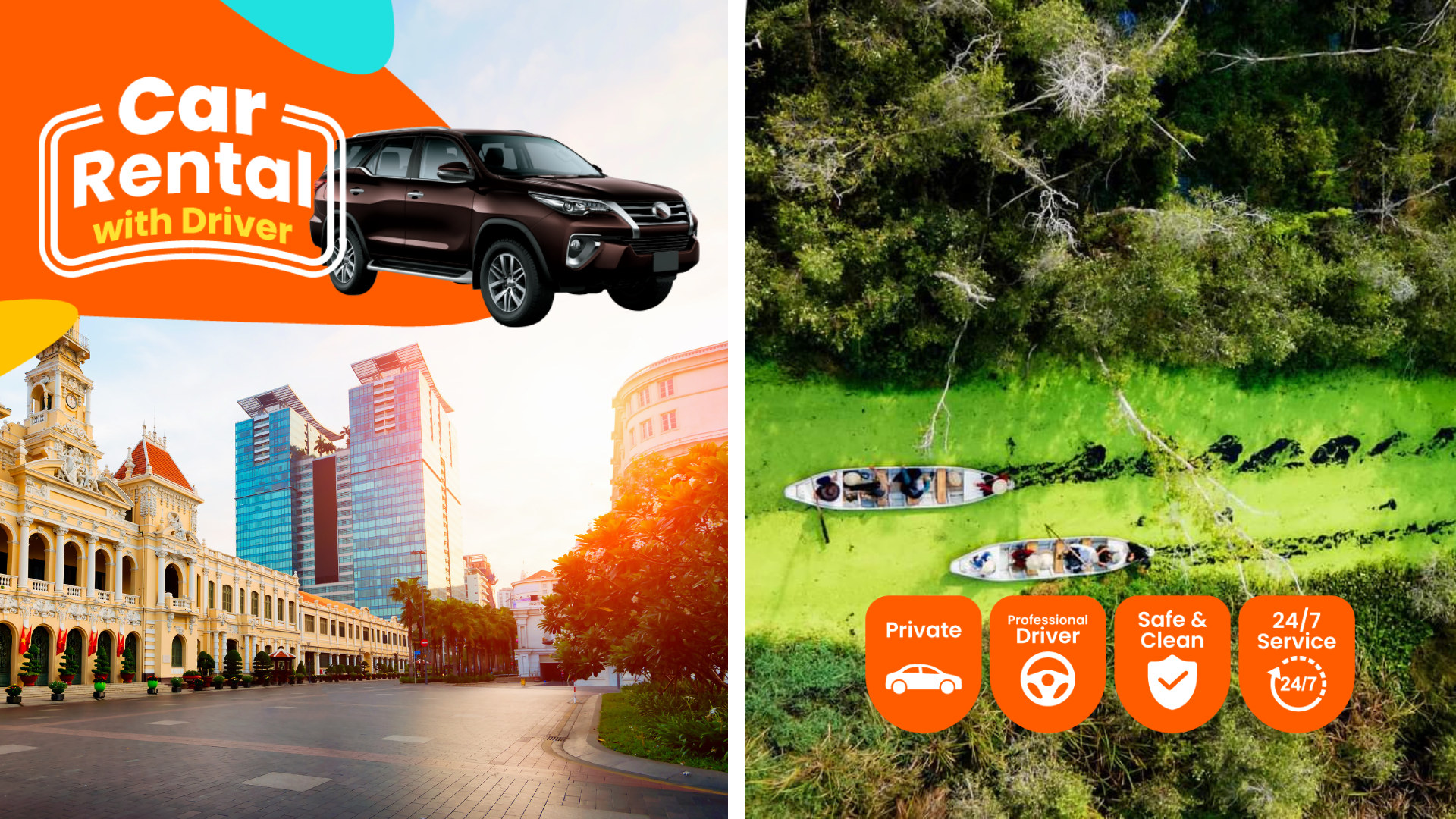 胡志明市包车前往湄公河三角洲龙安省