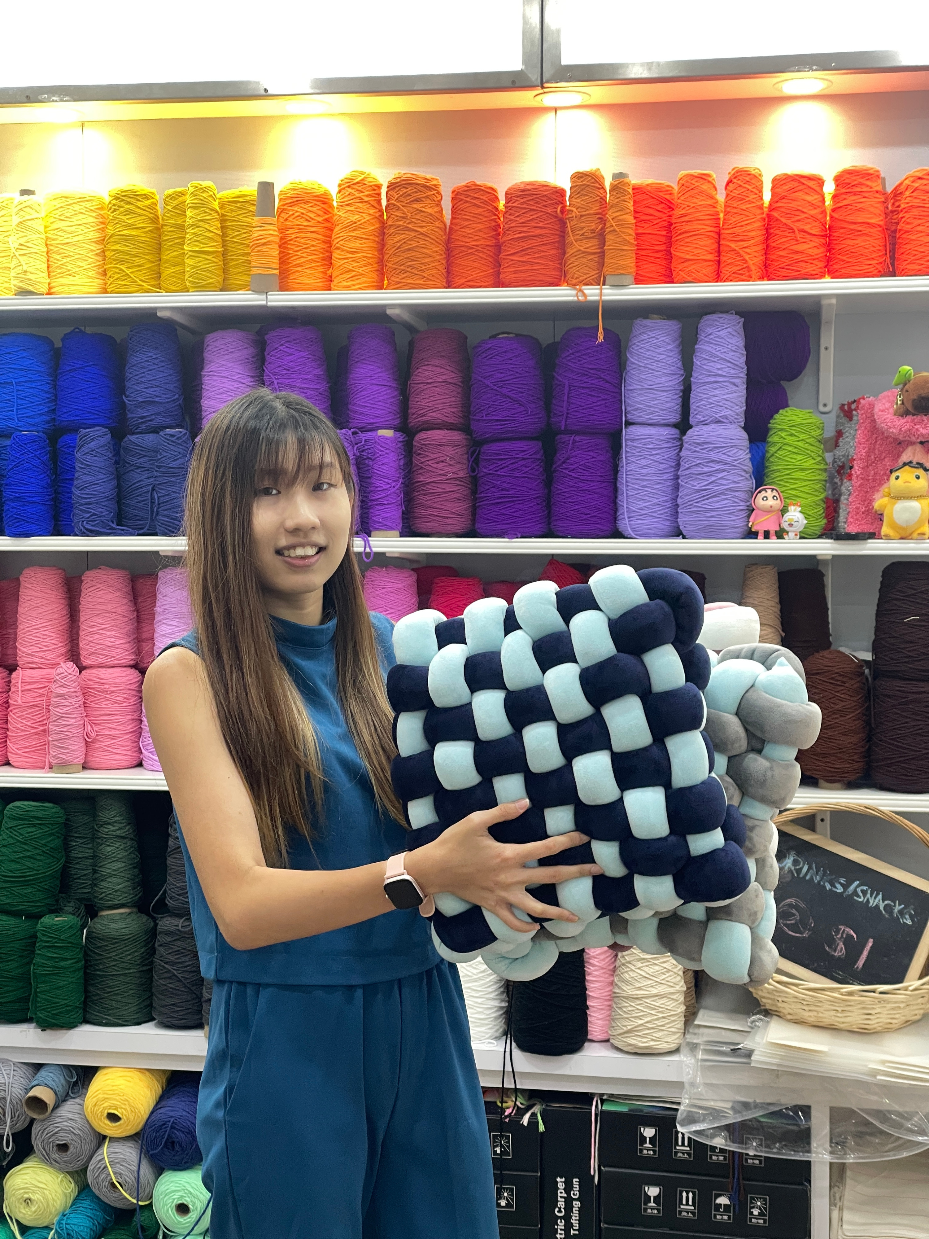 手编云朵枕头工作坊