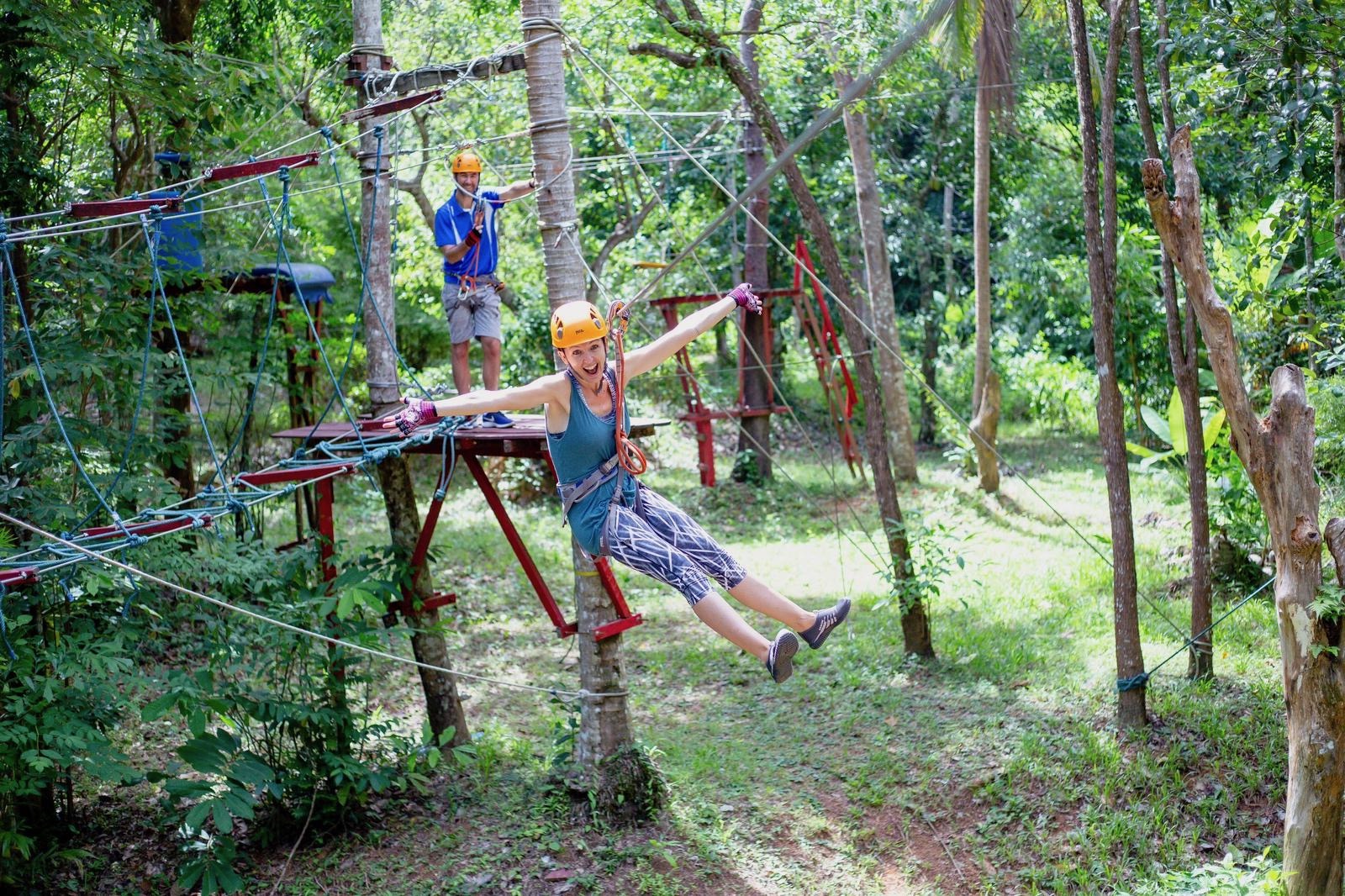 喀比独木舟 & 高空滑索体验