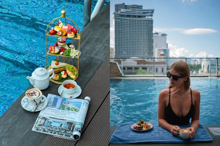 芽庄诺富特酒店经典下午茶