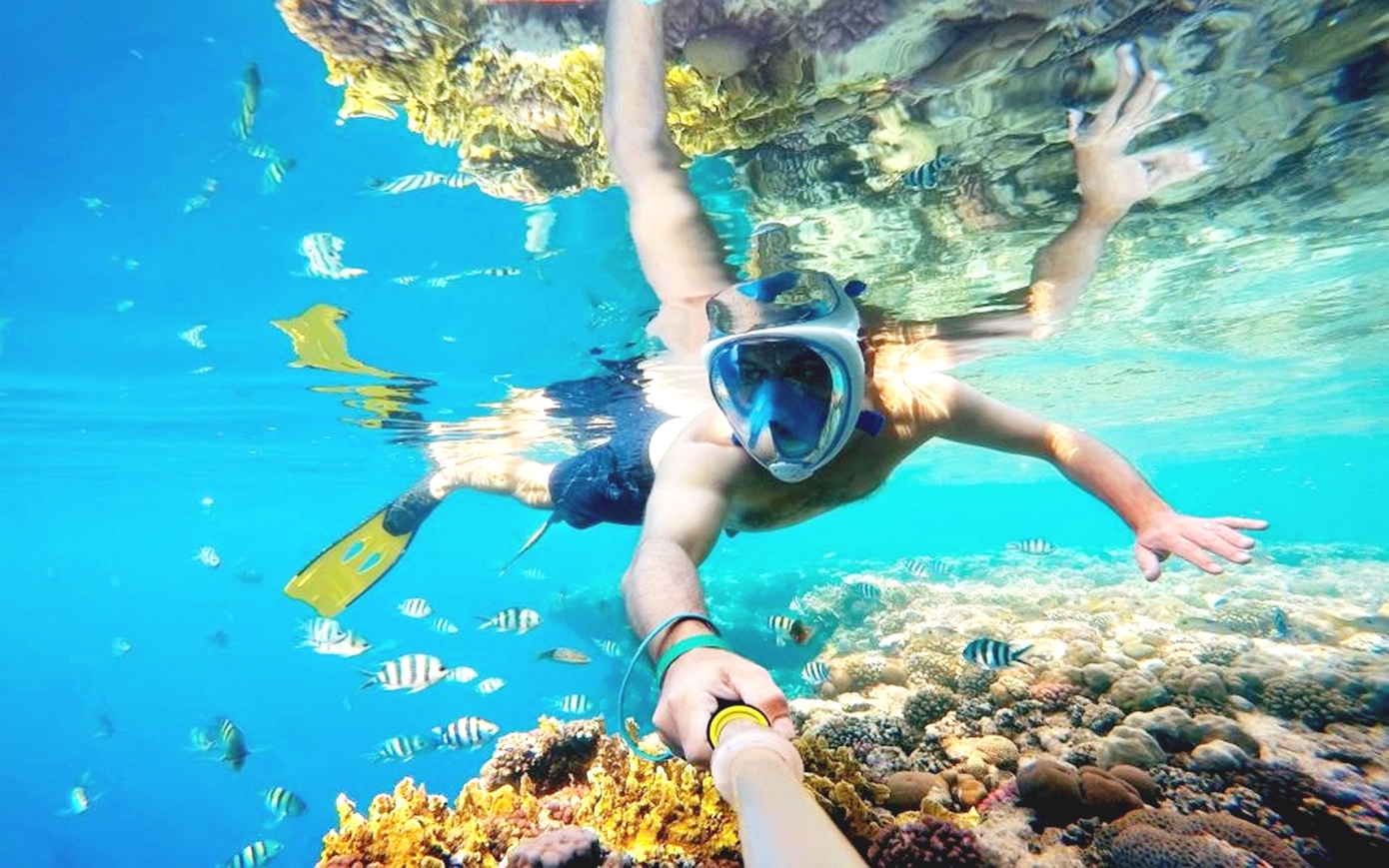 赫尔格达：私人快艇之旅3个浮潜点