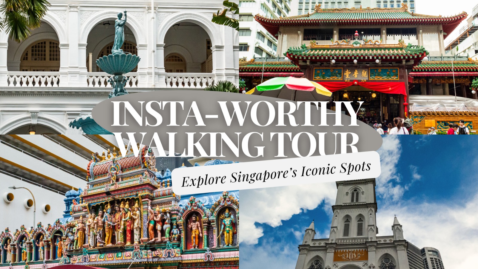 新加坡武吉士街区步行游