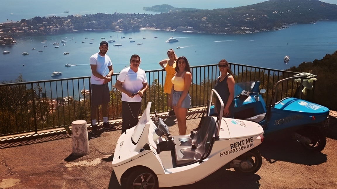 从尼斯出发乘坐三轮车欣赏美景