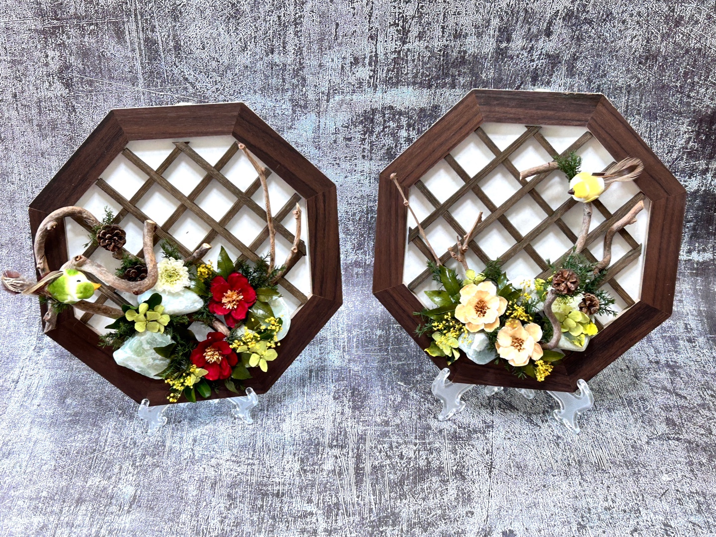 首尔东方墙面装饰永生花课程