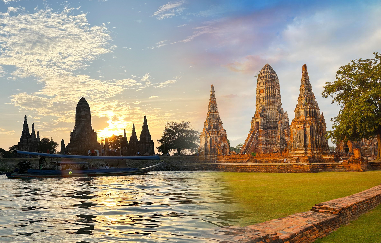 柴瓦塔那兰寺 & 中大城府 船 & 世界遗产 半日游